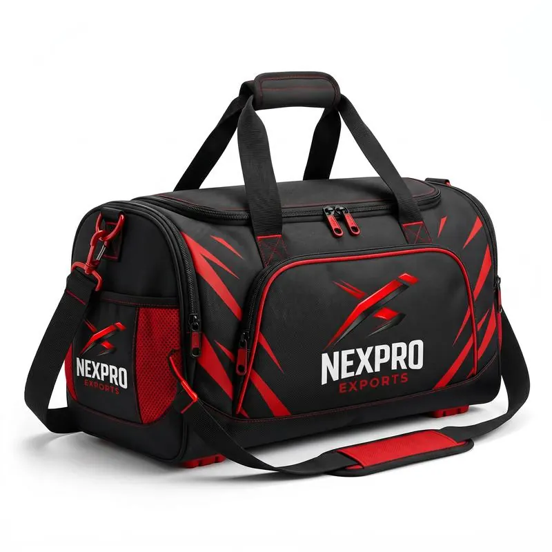 Gym Bag Sports Duffel Martial Arts Custom Logo – Nexpro Exports