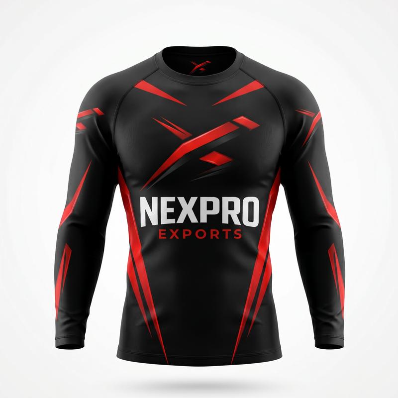 Custom Rash Guard Manufacturer – Nexpro Exports Wholesale MMA BJJ Compression Wear